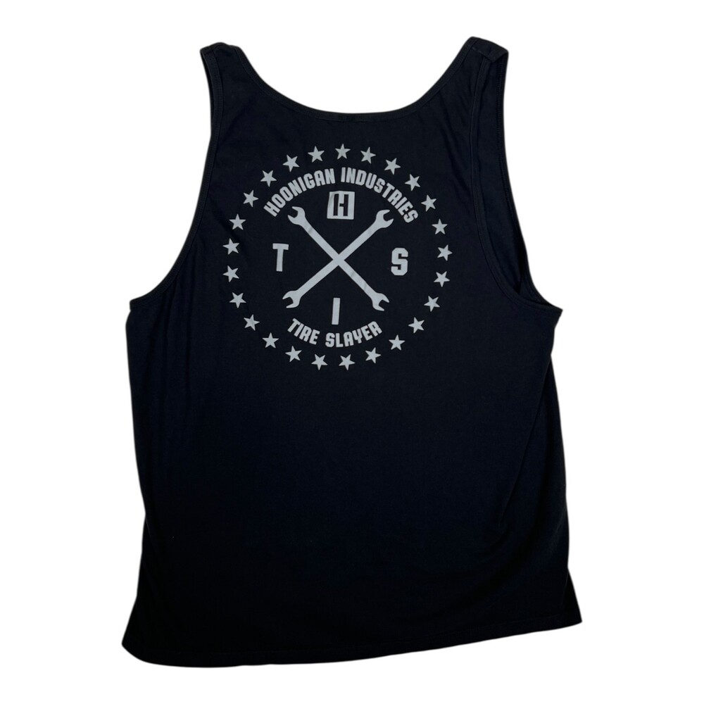 Hoonigan Official Tire Slayer Tank Top Shirt Mens XL Black Graphic Tee